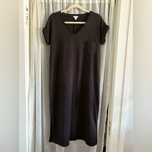 Cuyana Black T Shirt Dress size L